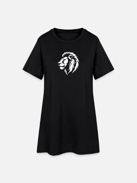 Lion - Women’s T-Shirt Dress - black