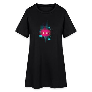 magenta KAiSERBOT - Robe T-shirt Femme - noir - Devant