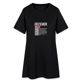 Erzieher Fähigkeiten Skills Geschenk zum Abscheid - Frauen T-Shirt-Kleid - Schwarz - Vorne