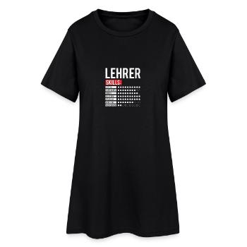 Das perfekte Abschiedsgeschenk für den Lehrer - Frauen T-Shirt-Kleid - Schwarz - Vorne