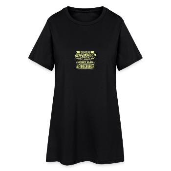 Auto Craft MÉCANICIEN - Robe T-shirt Femme - noir - Devant