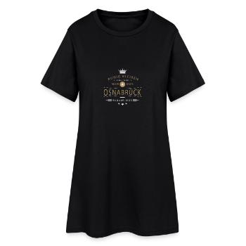Osnabrück Stadt - Frauen T-Shirt-Kleid - Schwarz - Vorne
