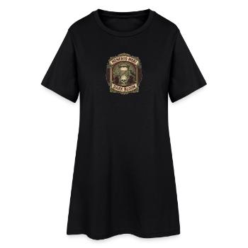 Memento Mori Dark Bloom - Robe T-shirt Femme - noir - Devant