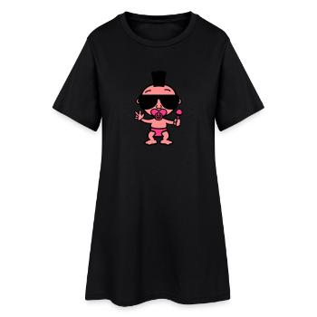 Punk de bébé - Robe T-shirt Femme - noir - Devant