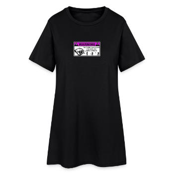 Turbo Warning Kids - Women’s T-Shirt Dress - black - Front