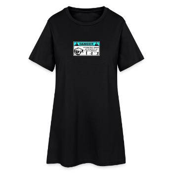 Turbo peut aspirer enfants et animaux - Robe T-shirt Femme - noir - Devant