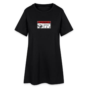 Turbo Warning Shown - Women’s T-Shirt Dress - black - Front