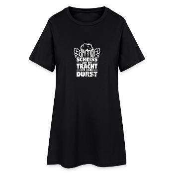Lustiges Dirndl Kostüm Shirt Tracht 3 - Frauen T-Shirt-Kleid - Schwarz - Vorne
