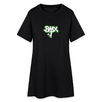 BMX bicycle Logo Geschenk - Frauen T-Shirt-Kleid - Schwarz - Vorne