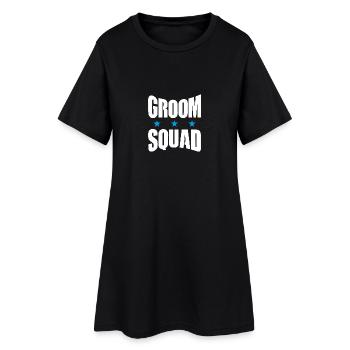 Groom Squad Marié enterrement de vie de garçon JGA - Robe T-shirt Femme - noir - Devant