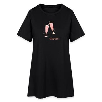 À votre santé - Robe T-shirt Femme - noir - Devant