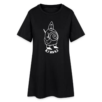 Father Ubu Figur Jarry - Frauen T-Shirt-Kleid - Schwarz - Vorne