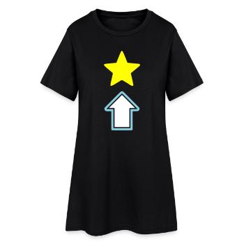 Star Arrow Icône des bandes dessinées - Robe T-shirt Femme - noir - Devant