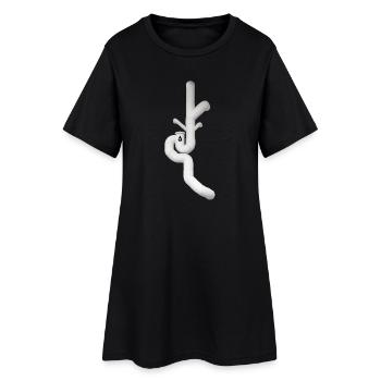 Don Giordano - Robe T-shirt Femme - noir - Devant