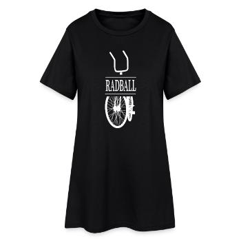 Cyclisme sportif, cyclistes, cyclisme en salle - Robe T-shirt Femme - noir - Devant