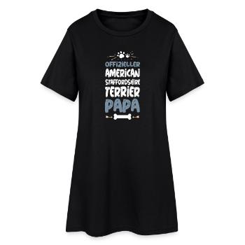 Père officiel du Staffordshire Terrier américain - Robe T-shirt Femme - noir - Devant