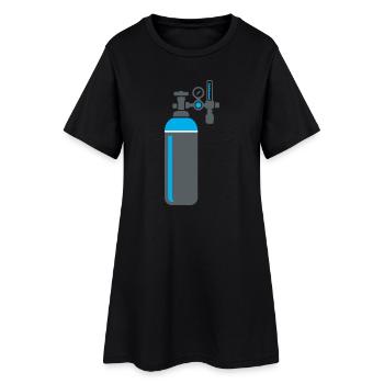 Gas Cylinder Welding Workshop - Women’s T-Shirt Dress - black - Front