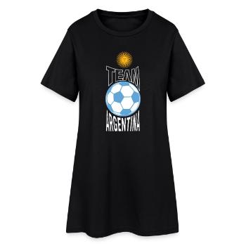 Équipe argentine de football Sun Ball - Robe T-shirt Femme - noir - Devant