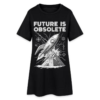 Future Vision Space Design - Women’s T-Shirt Dress - black - Front