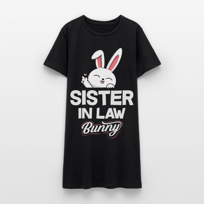 Happy Easter Sweet Easter Bunny Egg Hunt Easter Eggs Women’s T-Shirt Dress