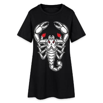 Scorpion Mascotte Logo Sport Gaming - Robe T-shirt Femme - noir - Devant
