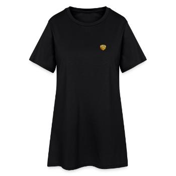 Citron - Robe T-shirt Femme - noir - Devant