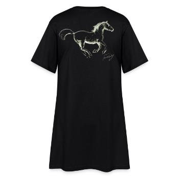 CHEVAL AU GALOP Louis RUNEMBERG © Adagp - Robe T-shirt Femme - noir - Dos