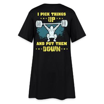 Gewichtheben - Robe T-shirt Femme - noir - Dos