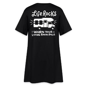camping - Robe T-shirt Femme - noir - Dos