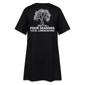 Aménagement paysager total quatre saisons - Robe T-shirt Femme - noir - Dos