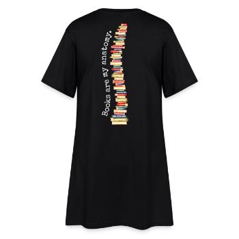 Livres Les livres sont mon rat de bibliothèque de la colonne vertébrale de l'anatomie - Robe T-shirt Femme - noir - Dos