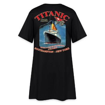 TITANIC NEW YORK CREATION Louis RUNEMBERG © Adagp - Robe T-shirt Femme - noir - Dos