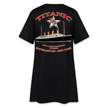 TITANIC STAR CREATION Louis RUNEMBERG © Adagp - Robe T-shirt Femme - noir - Dos