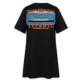TITANIC CREATION Louis RUNEMBERG © Adagp - Robe T-shirt Femme - noir - Dos