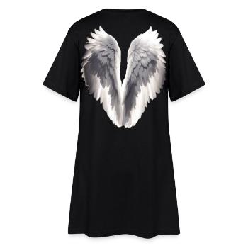 Ailes d’ange - Robe T-shirt Femme - noir - Dos