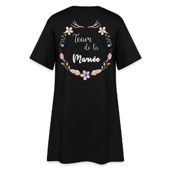 Collection mariage Bohème - Team de la Mariée - Robe T-shirt Femme - noir - Dos