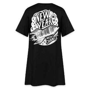 Fusée du Nouvel An Réveillon du Nouvel An Nouveau départ Nouvelle chance - Robe T-shirt Femme - noir - Dos