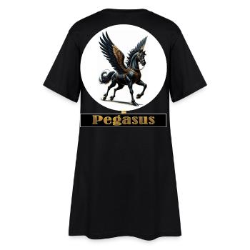 Pégase aux ailes noires - Robe T-shirt Femme - noir - Dos