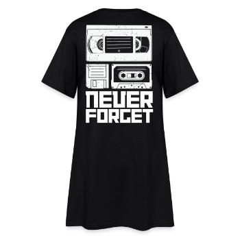 Conception de cassette rétro pour les fans de musique - Robe T-shirt Femme - noir - Dos