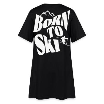 Sports d’hiver - Born to SKI - Robe T-shirt Femme - noir - Dos