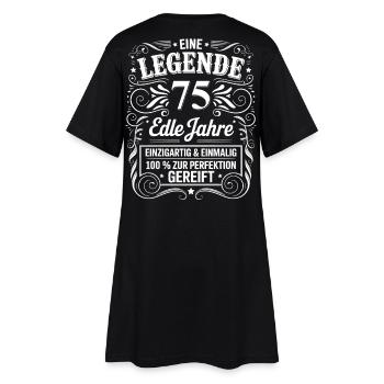 Une légende noble 75 ans 75e anniversaire - Robe T-shirt Femme - noir - Dos