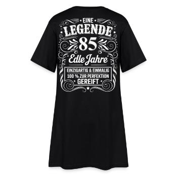 Eine Legende Edle 85 Jahre 85. Geburtstag Geschenk - Frauen T-Shirt-Kleid - Schwarz - Hinten