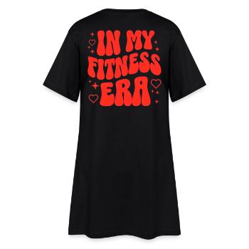 Fitness Girl Gym Motivation Sport Entraînement - Robe T-shirt Femme - noir - Dos