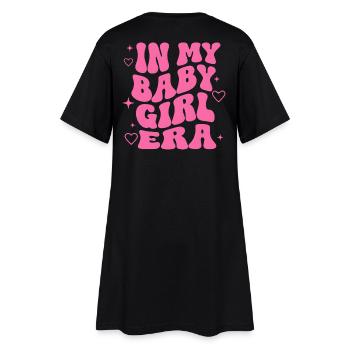 Baby Girl Geschenk Geburt Babyparty Mutter Tochter - Frauen T-Shirt-Kleid - Schwarz - Hinten
