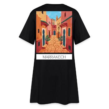 Marrakech La Magie des Couleurs - Robe T-shirt Femme - noir - Dos