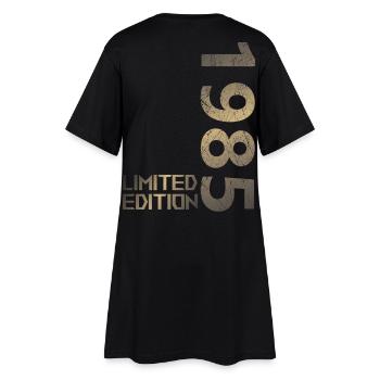 Édition limitée vintage 1985 Homme Femme 41e - Robe T-shirt Femme - noir - Dos