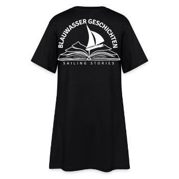 Blue Water Stories Logo - Robe T-shirt Femme - noir - Dos