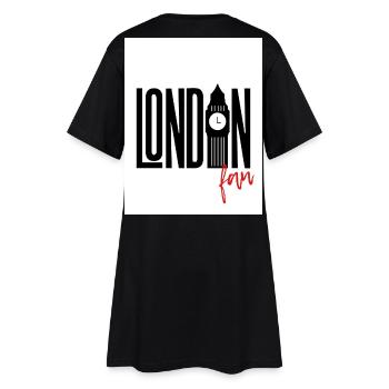 Fan de Londres - Robe T-shirt Femme - noir - Dos
