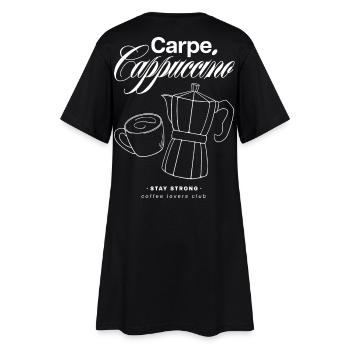 Carpe Cappuccino Design - Robe T-shirt Femme - noir - Dos