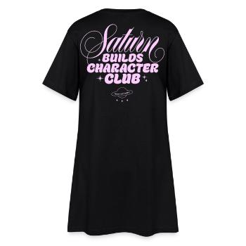 Impression du Saturn Character Club - Robe T-shirt Femme - noir - Dos